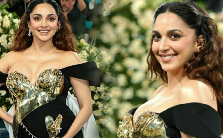 মেট গালায় মাতৃত্বের আভা, বেবিবাম্পে নজর কাড়লেন কিয়ারা