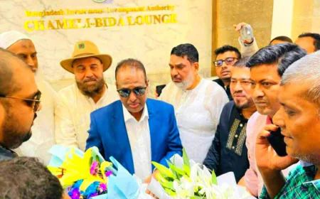 ১৫ বছর পর দেশে ফিরলেন হানিফ পরিবহনের মালিক মো. হানিফ