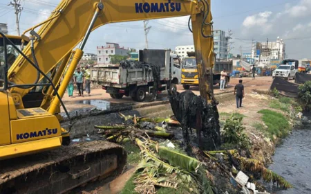 গাজীপুরে মোঘর খাল খনন ও পুনরুদ্ধার কার্যক্রম শুরু