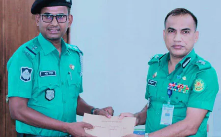 উত্তরা বিভাগে দায়িত্ব নেওয়ার পর হতে টানা তৃতীয় বার শ্রেষ্ঠ এসআই নির্বাচিত