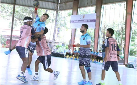 জাতীয় পুরুষ হ্যান্ডবলের দ্বিতীয় পর্বের আজকের খেলার ফলাফল