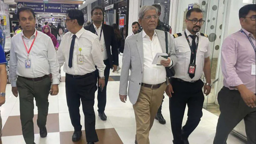 চোখের চিকিৎসায় ব্যাংকক যাচ্ছেন মির্জা ফখরুল