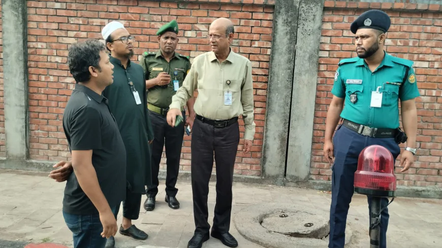 হাতিরঝিল এলাকা পরিদর্শনে রাজউক চেয়ারম্যান