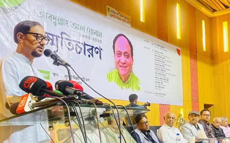 আবদুল্লাহ আল নোমান নিজ কর্মে স্মরণীয় হয়ে থাকবেন : মেয়র শাহাদাত