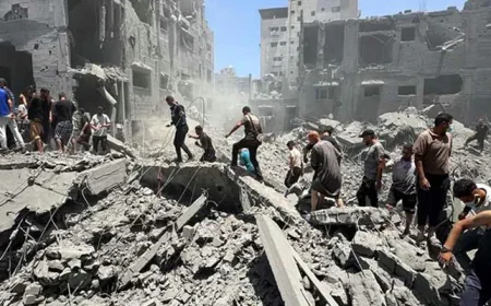 ঈদুল আজহায়ও থামেনি গাজায় ইসরায়েলি হামলা