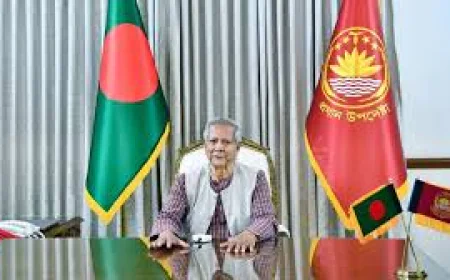 জাতির উদ্দেশে ভাষণ দিচ্ছেন প্রধান উপদেষ্টা