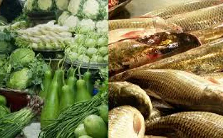 চড়া মাছের বাজার, সবজিতে স্বস্তি