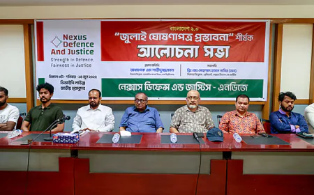 জুলাই ঘোষণাপত্রকে কোনো দলের অ্যাজেন্ডা মনে করা উচিত হবে না