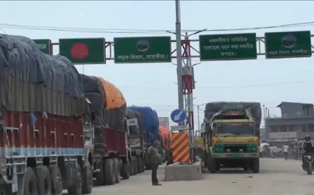 ভোমরা স্থলবন্দরের কার্যক্রম আজ থেকে শুরু