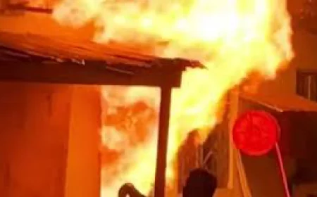 সিনেমার শুটিং সেটে ভয়াবহ আগুন