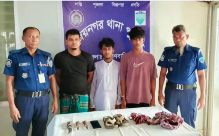 বিজয়নগরে গলাকাটা যুবকের পরিচয় শনাক্ত,আটক তিন