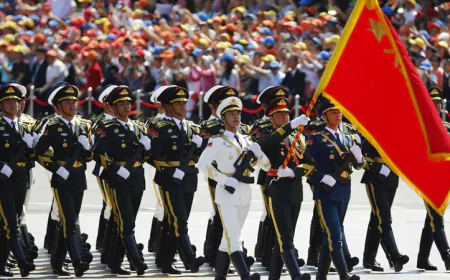 দ্বিতীয় বিশ্বযুদ্ধের সমাপ্তি উপলক্ষে সেপ্টেম্বরে সামরিক কুচকাওয়াজের ঘোষণা চীনের