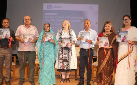 প্রতিবন্ধী সমতা প্রতিষ্ঠায় গণমাধ্যমের ভূমিকা নিয়ে জাতীয় সেমিনার