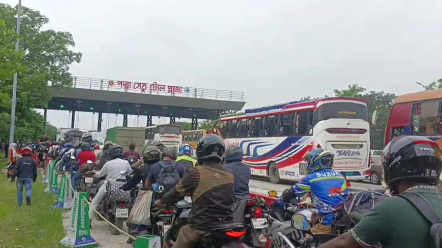 পদ্মা সেতুতে ১৬ ঘণ্টায় প্রায় সাড়ে ৩ কোটি টাকার টোল আদায়