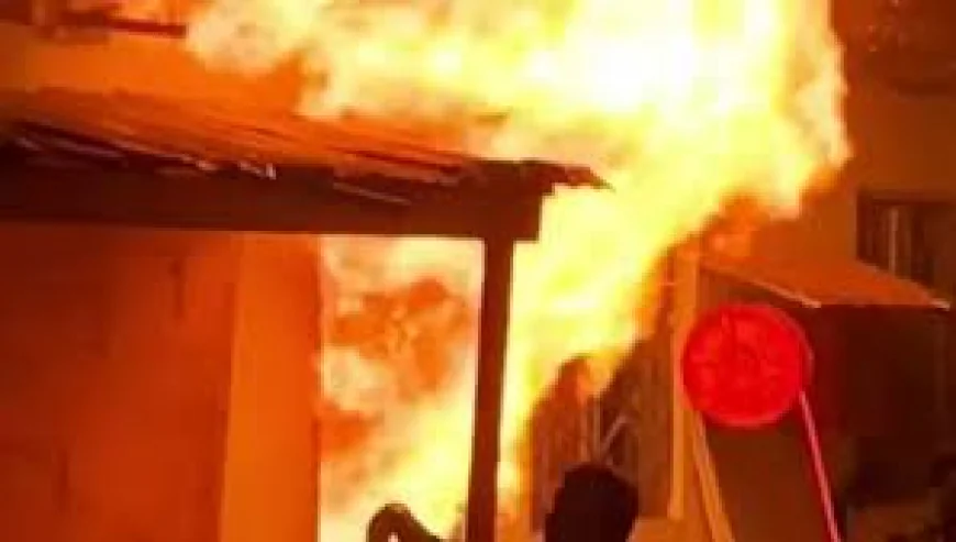 সিনেমার শুটিং সেটে ভয়াবহ আগুন