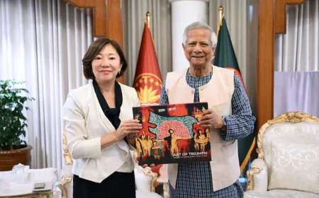 বাংলাদেশে জাপানের সহযোগিতা আরও বাড়াতে প্রধান উপদেষ্টার আহ্বান