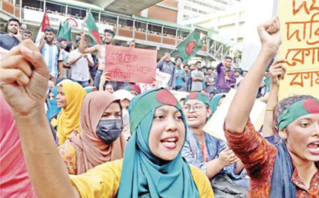 ৭ জুলাই : বাংলা ব্লকেডে স্থবির ঢাকা, কোটা বাতিলে এক দফা কর্মসূচি ঘোষণা