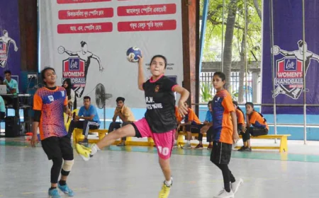 সেরা হ্যান্ডবল খেলোয়াড় হিসেবে নিজেকে দেখতে চান মিস্টি খাতুন