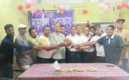 নড়াইল প্রেসক্লাবের দায়িত্বে আব্দুল হক-মাহবুবুর রশিদ