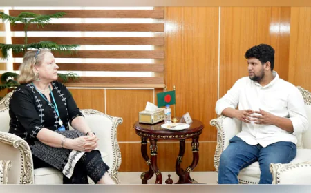 তথ্য উপদেষ্টার সঙ্গে ইউনেস্কোর বাংলাদেশ প্রতিনিধির সাক্ষাৎ