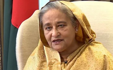 শেখ হাসিনার মামলার অভিযোগ গঠন বিষয়ে ট্র্যাইব্যুনালের আদেশ আজ