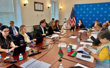 বাংলাদেশ-যুক্তরাষ্ট্র দ্বিতীয় দিনের শুল্ক আলোচনা শেষ