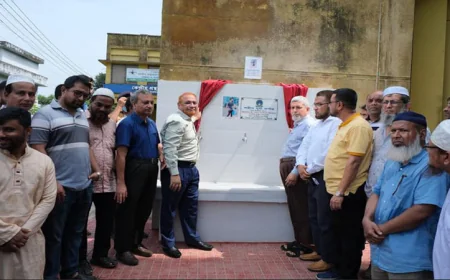সিকৃবি’তে বিশুদ্ধ পানি সরবরাহের লক্ষ্যে শহিদ মুগ্ধ কর্নার উদ্বোধন