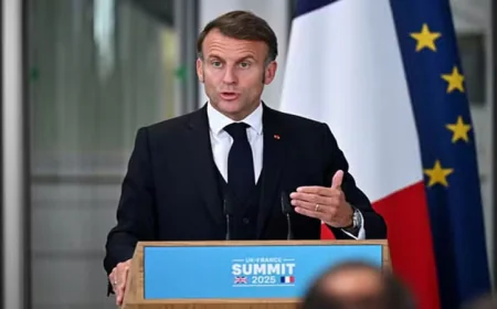 মার্কিন শুল্ক আলোচনায় ইইউ’কে ‘ইউরোপীয় স্বার্থ রক্ষার’ আহ্বান ম্যাখোঁর