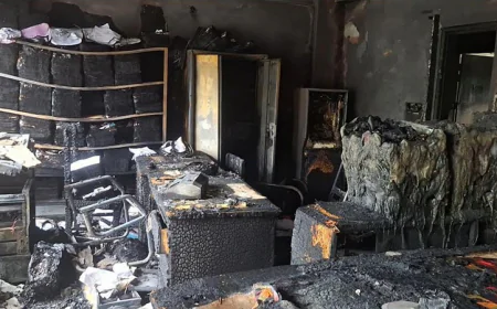 বরগুনা জেলা নির্বাচন অফিসে অগ্নিকাণ্ড