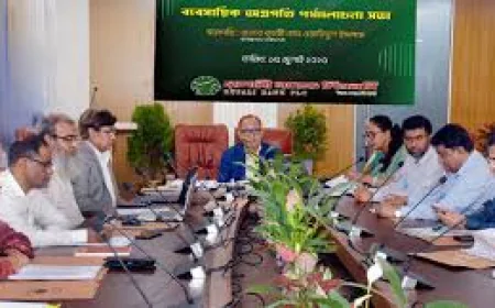 রূপালী ব্যাংকের ব্যবসায়িক পর্যালোচনা সভা অনুষ্ঠিত