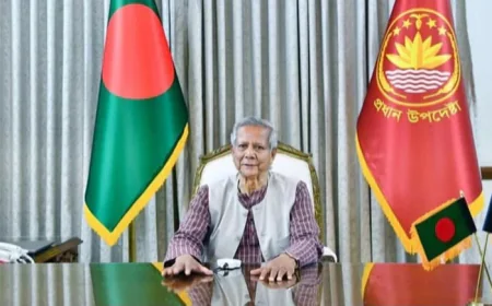 জুলাই শহিদদের স্বপ্নের ‘নতুন বাংলাদেশ’ গড়তে ঐক্যবদ্ধ হওয়ার আহ্বান প্রধান উপদেষ্টার