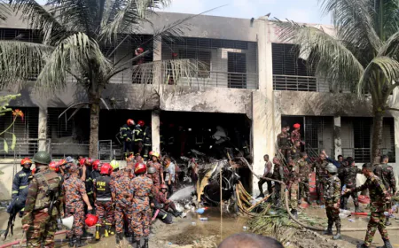 উত্তরায় প্রশিক্ষণ বিমান বিধ্বস্তের ঘটনায় অন্তত ২০জনের মৃত্যু, আহত ও দগ্ধ আহত ১৬৪ জন