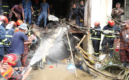 বিমান বিধ্বস্তে নিহতের সংখ্যা বেড়ে ২৭, চিকিৎসাধীন ৭৮