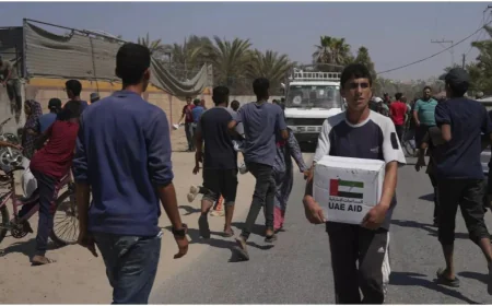 ত্রাণ নিতে গিয়ে প্রাণ গেল আরও ৪৮ ফিলিস্তিনির