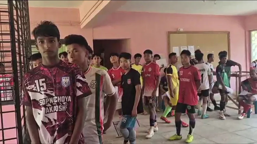 খাগড়াছড়িতে অনূর্ধ্ব-১৭ ফুটবল দল গঠনের লক্ষ্যে বাছাইপর্ব অনুষ্ঠিত