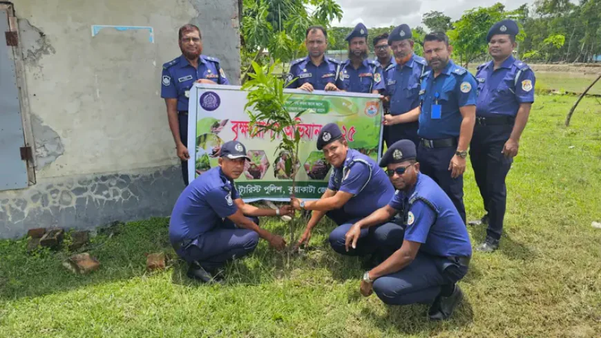 কুয়াকাটায় ৬ হাজার বৃক্ষরোপণ শুরু