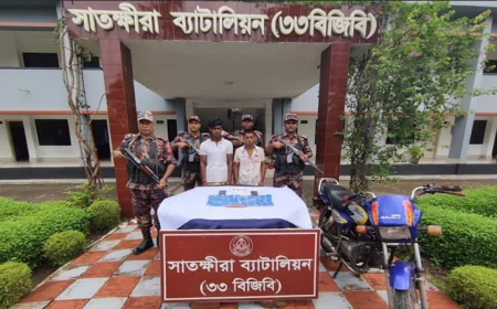 সাতক্ষীরা সীমান্তে ভারতীয় মালামাল জব্দ, দুই জন আটক