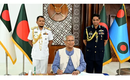 প্রধান উপদেষ্টার নেতৃত্বে নৌবাহিনী ও বিমান বাহিনী নির্বাচনী পর্ষদের উদ্বোধন