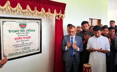 ক্রীড়া উপদেষ্টা ১৪টি উপজেলার মিনি স্টেডিয়াম উদ্বোধন করলেন