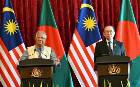 মালয়েশিয়ায় বাংলাদেশিদের কর্মসংস্থানে আশাবাদী প্রধান উপদেষ্টা