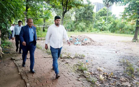 জাতীয় গণমাধ্যম ইনস্টিটিউট ও বিসিটিআই পরিদর্শন করলেন তথ্য উপদেষ্টা