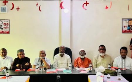 পিরোজপুরে দুর্যোগ পূর্বাভাস বিষয়ক ওরিয়েন্টেশন কর্মশালা