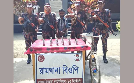 কুড়িগ্রাম সীমান্তে মাদকসহ কারবারি আটক