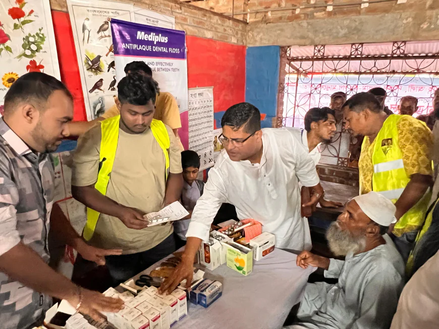 শাহ আলী থানায় মুক্তিযোদ্ধা কমপ্লেক্সে সুবিধা বঞ্চিত মানুষের জন্য ফ্রি মেডিকেল ক্যাম্পের উদ্বোধন