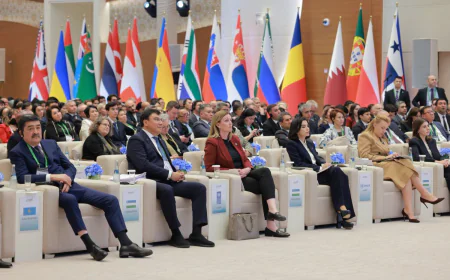 সমরকন্দ ফোরামে আঞ্চলিক জলবায়ু সহযোগিতা জোরদার করলেন COP29 সভাপতি