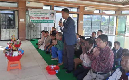 খালেদা জিয়ার রোগমুক্তি কামনায় রাঙ্গামাটিতে বিশেষ প্রার্থনা