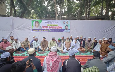 খালেদা জিয়ার রোগমুক্তি কামনায় ফেনীতে দোয়া অব্যাহত