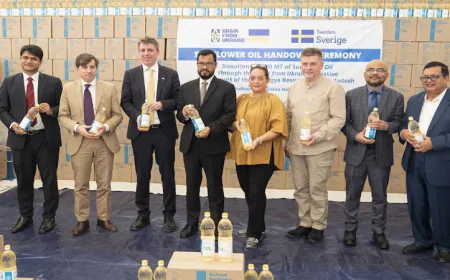 রোহিঙ্গা সহায়তায় ‘গ্রেইন ফ্রম ইউক্রেন : বাংলাদেশে পৌঁছাল ৩ হাজার টন সূর্যমুখী তেল