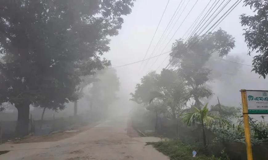 কুড়িগ্রামে হাড়কাঁপানো শীত, তাপমাত্রা নেমে ১১.৪ ডিগ্রি