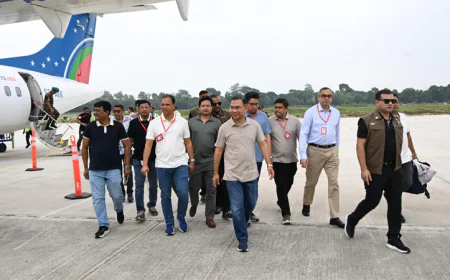 যশোরে এসে পৌঁছেছেন প্রধানমন্ত্রী
